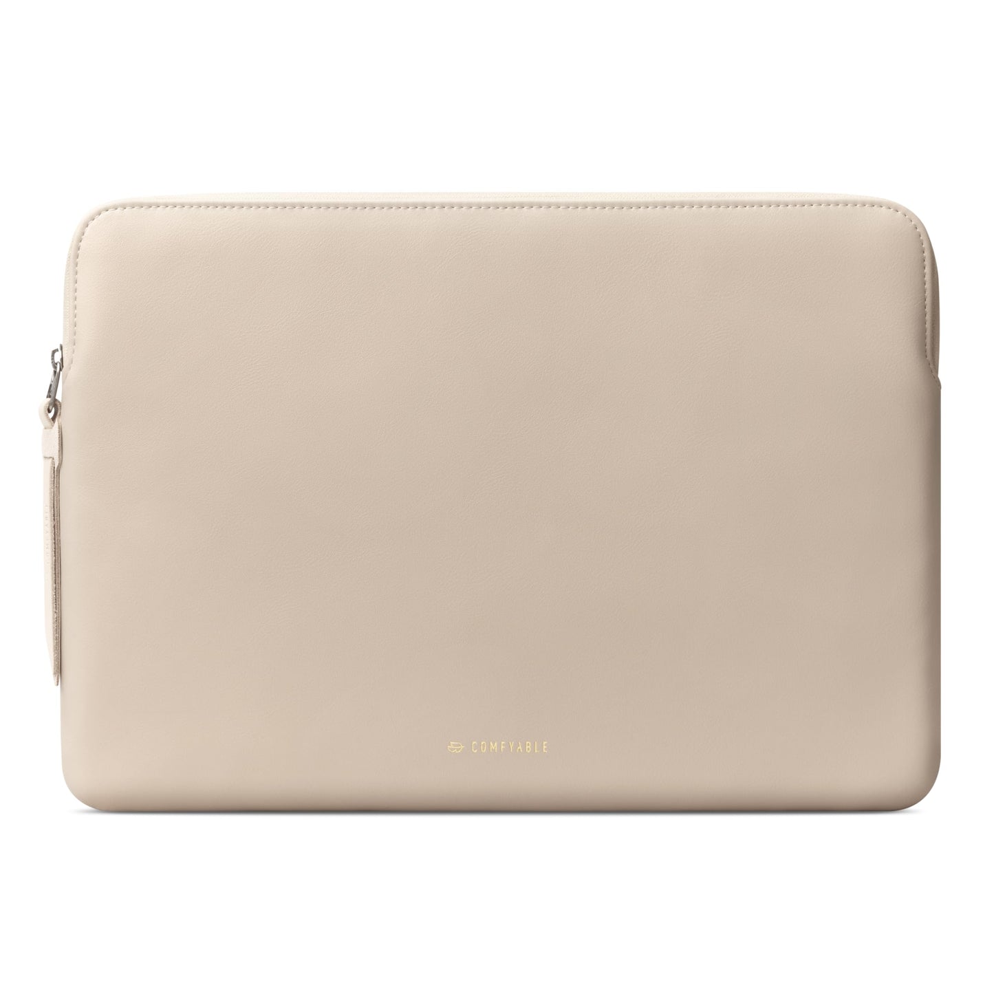 Comfyable Slim Protective Laptop Sleeve Compatible with 13/14 Inch MacBook Air & MacBook Pro M5/M4/M3/M2 Pro/Max 2026, Mac Travel Case, Laptop Pouch, Slim PU Leather Cover, Dark Beige