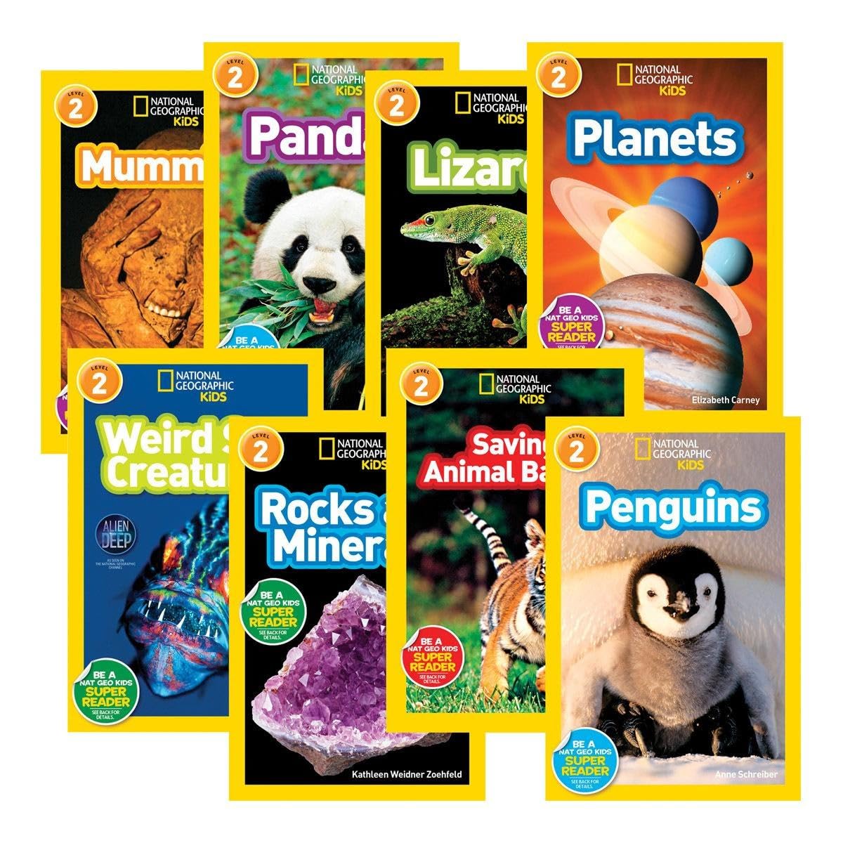 Kaplan National Geographic Readers - Level 2 (Set of 8)