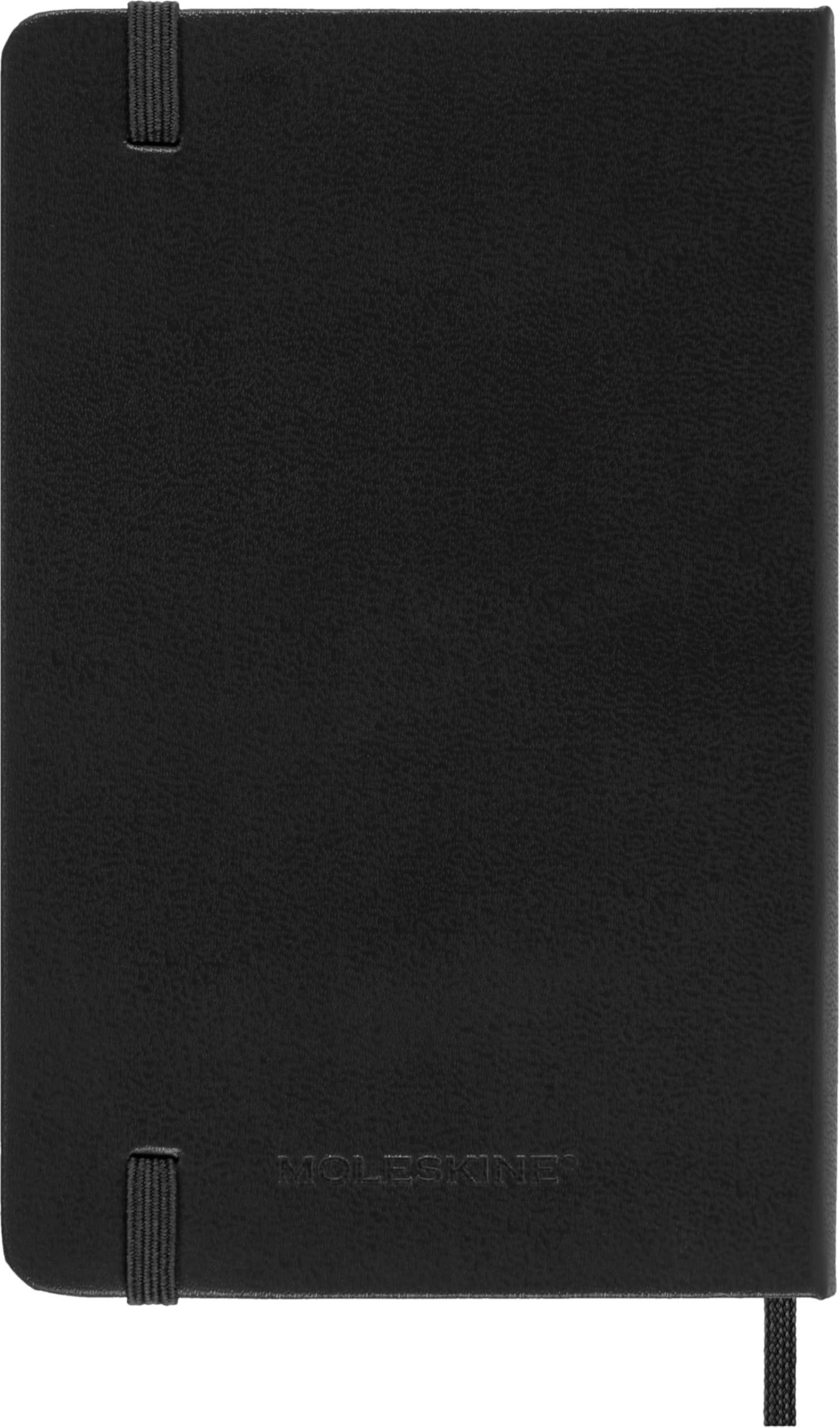 Moleskine Classic 18 Month 2025-2026 Weekly Planner, Hard Cover, Pocket (3.5" x 5.5"), Black, 208 pages