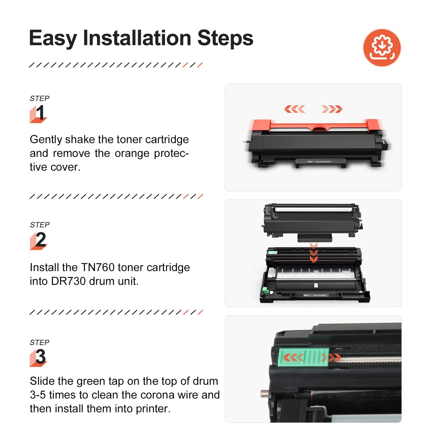 v4ink Compatible Toner Cartridge Replacement for Brother TN450 TN420 Black Toner Cartridge High Yield Use for HL-2240d HL-2270dw HL-2280dw MFC-7360n MFC-7860dw IntelliFax 2840 2940 Printer 3 Pack