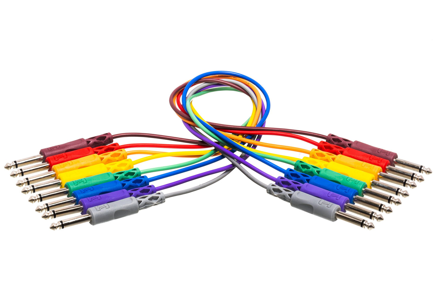 Hosa Cable CPP845 1/4 Inch to 1/4 Inch Cable Kit - 8 Singles, 1.5 Foot