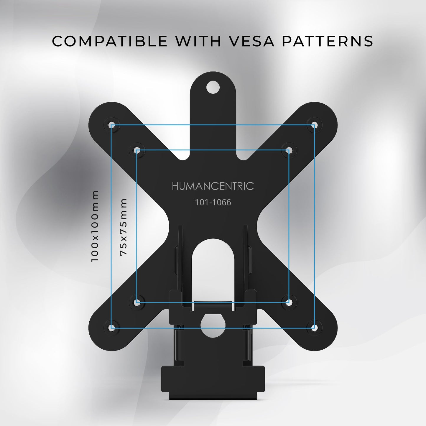 HumanCentric VESA Mount Compatible with Acer Monitors SA241Y bi, SA271 bi, SB241Y Abi, SB271 bi, RL242YE, R242Y Ayi and R270 SMIPX and Viewsonic VX2776-smhd-2 and VX2476-smhd-2