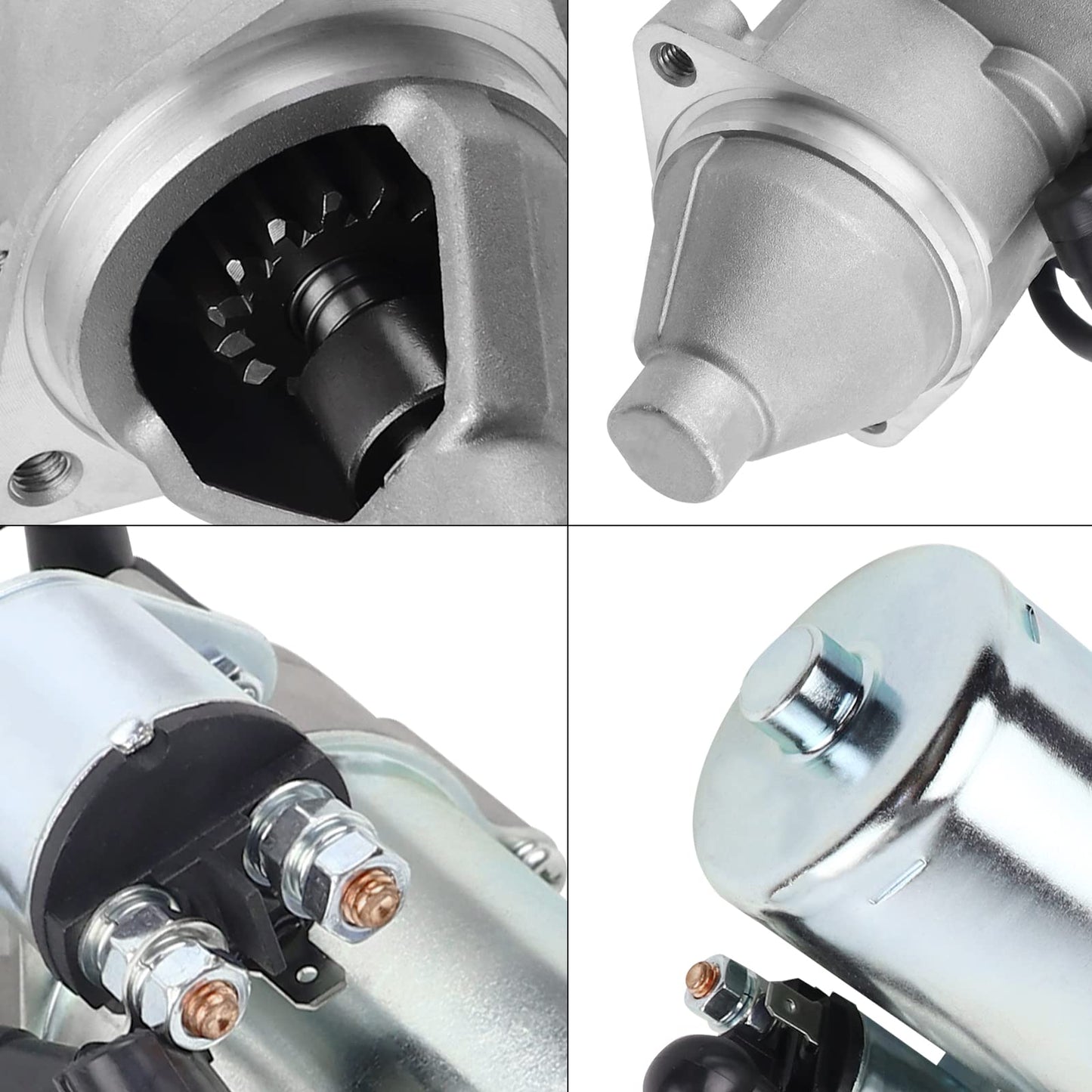 FLYPIG Starter Motor for Honda GX340 GX390 Engine 11HP Clone Generator Afron Replaces 31210-ZB8-0130 31210-ZE3-013 31210-ZE3-023 DB5B6 DB5B8 128000-2750 31210ZB80130