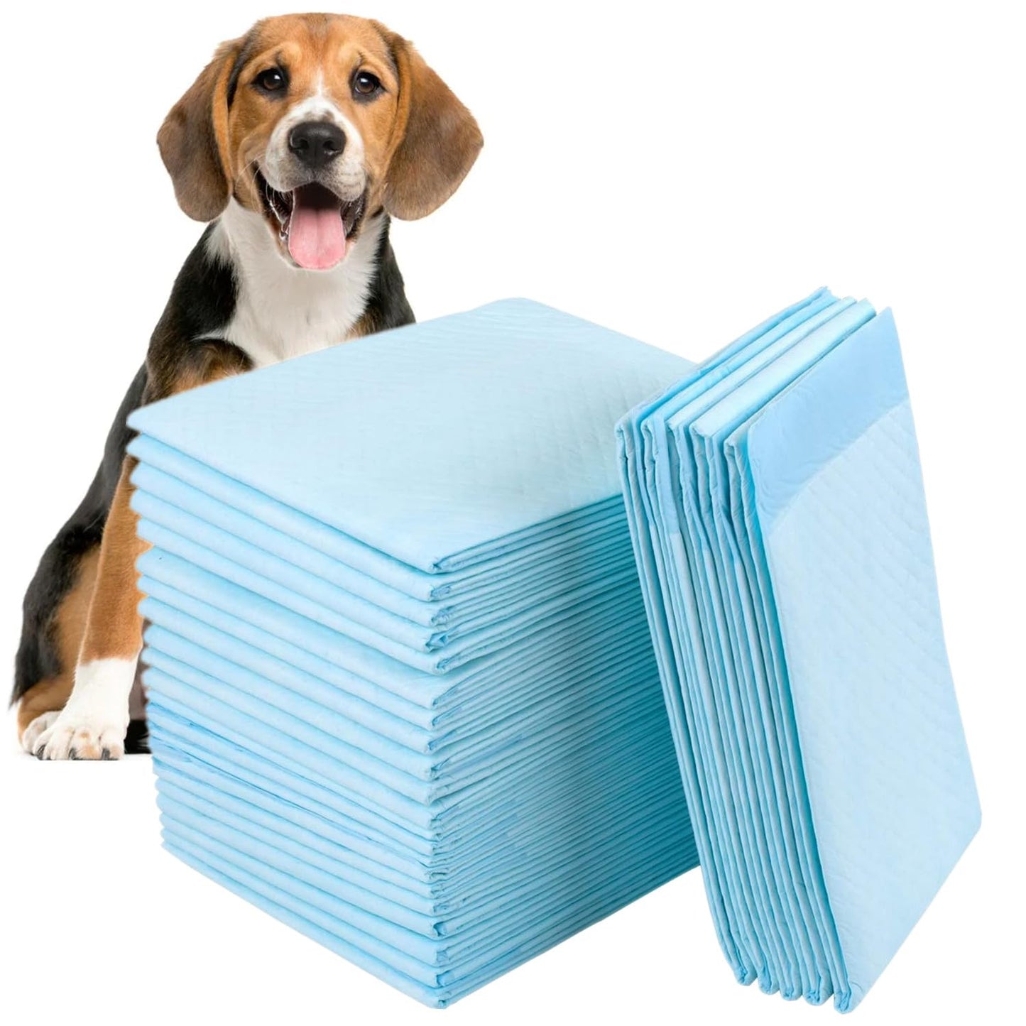 40 Count Dog Training Pads, Extra Large Puppy Pads Disposable, Absorbent & Leak-Proof XL Pet Pee Pads Housebreaking Supplies for Large Dogs, Puppies, Cats, Rabbits and Kids - 36x32 Inch, Blue