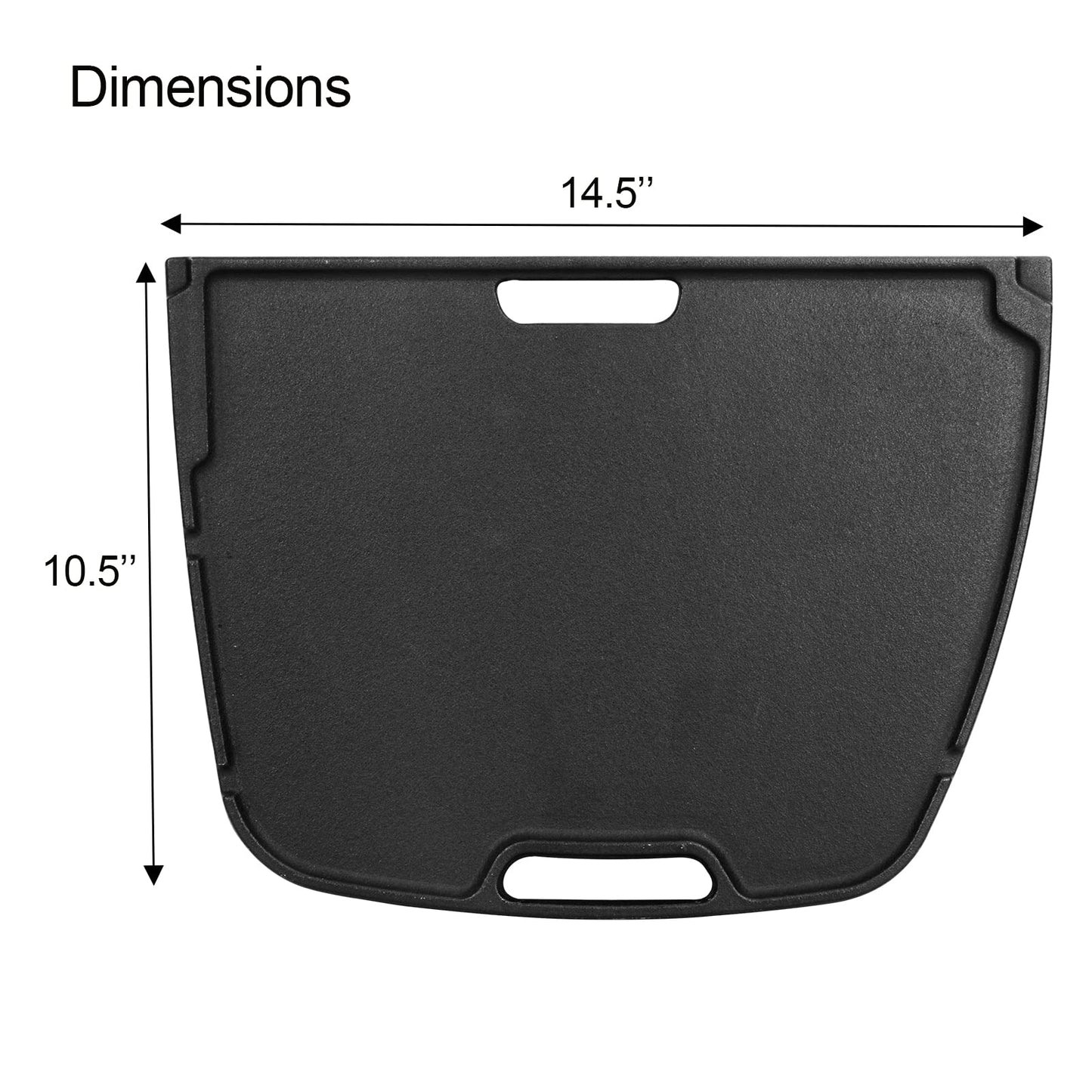 Cast Iron Grill Griddle for Napoleon TravelQ 285 Series Portable Gas Grill, BBQ Griddle Plate Replacement Part for Napoleon 56080 Grill Accessories