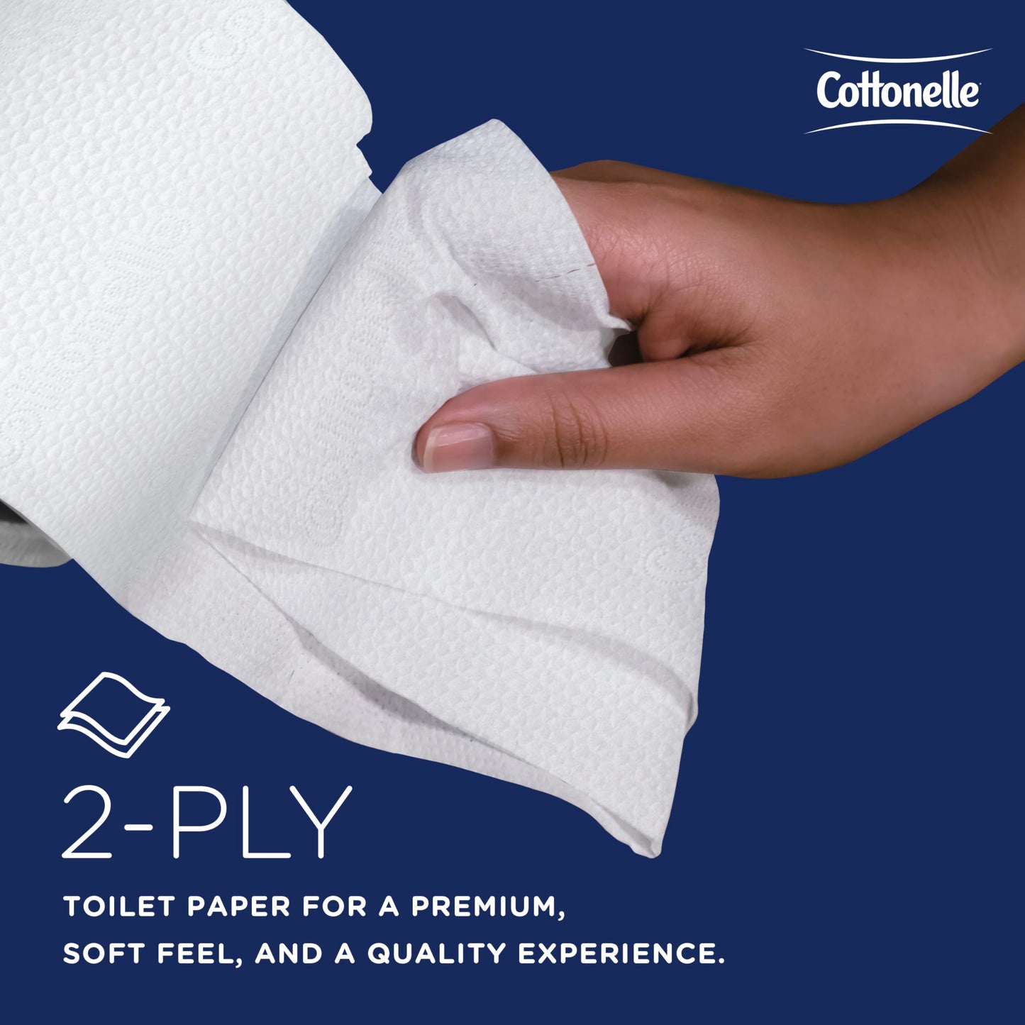 Cottonelle Professional Standard Roll Toilet Paper, Bulk (13135), 2-Ply, White, Compact for Easy Storage (20 Rolls of 451 Sheets, 9,020 Sheet Total)