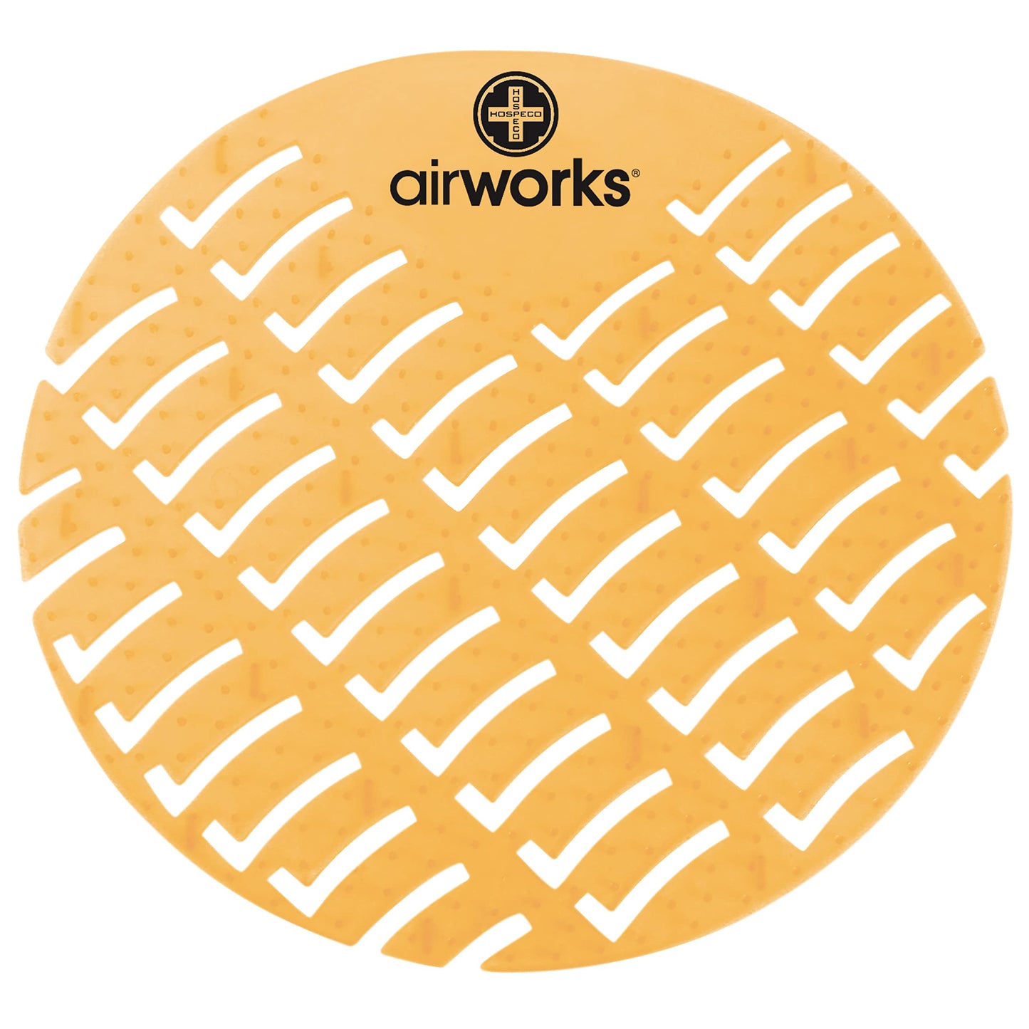 Hospeco Airworks AWUS231-BX Yellow Citrus Grove Urinal Screen (Box of 10)