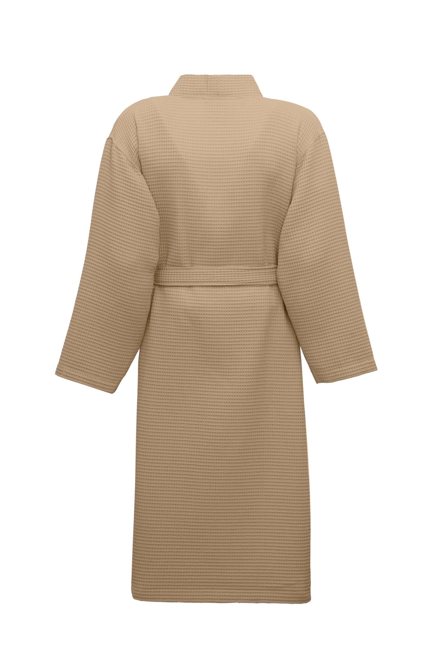 BAGNO MILANO Mens Robes, Waffle Robes For Men, Turkish Cotton Mens Bathrobes, Beige, Large-X-Large
