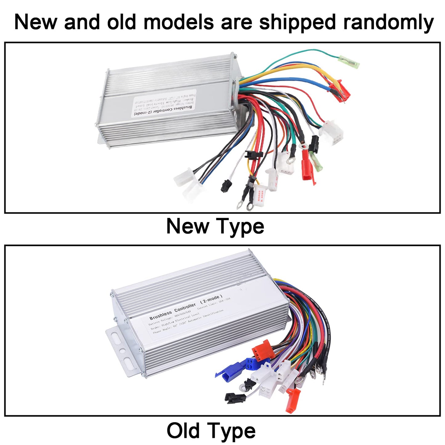 Electric Motor Controller, 48V 60V 64V 1000W‑1500W Electric Brushless Speed Motor Controller for Electric Scooter