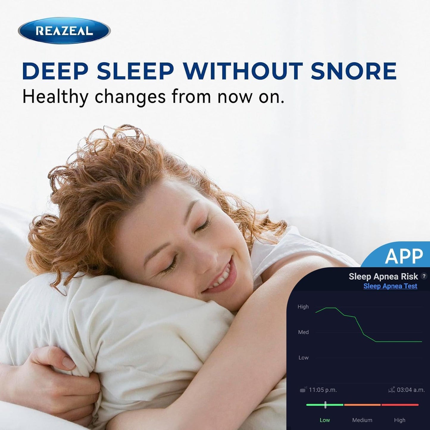 Anti Snoring Devices for Quiet Sleep: Adjustable Mouth Guard for Sleep - Silicone Snore Stopper for Men Women Home & Travel Use (1 Pack)