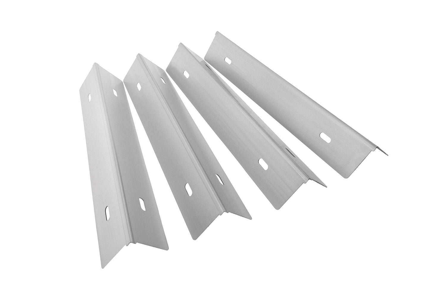 4 Pack Heat Plates Replacement for Napoleon Prestige 500 Rogue Series Gas Grill, Stainless Steel Heat Shield Grill Parts for Napoleon PRO 500 RSIB, P500NK-3 BBQ Accessories