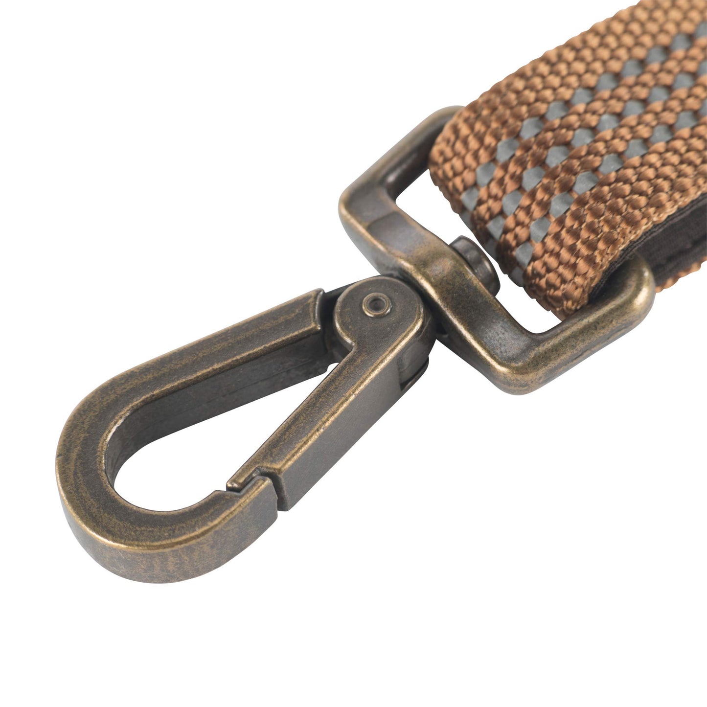 Carhartt Shock Absorbing Heavy Duty Dog Leash Carhartt Brown/Brushed Brass