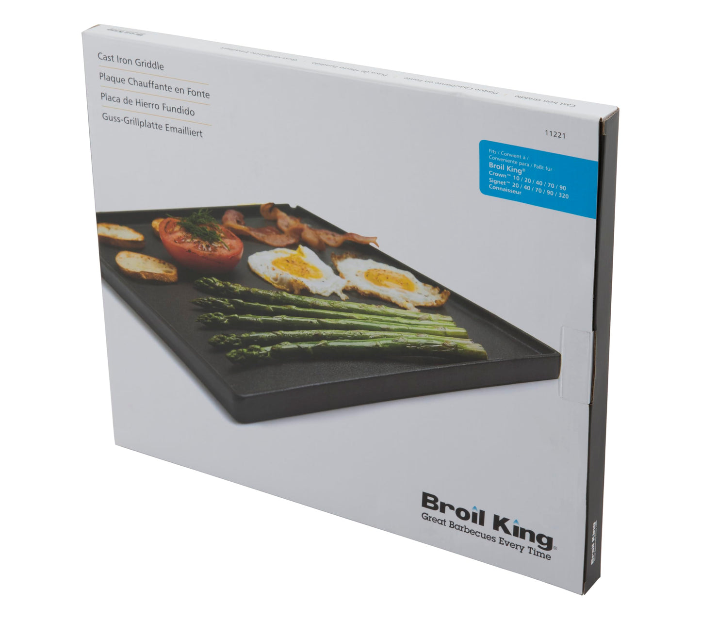 Broil King 11221 Signet/Crown Exact Fit Cast Iron Griddle