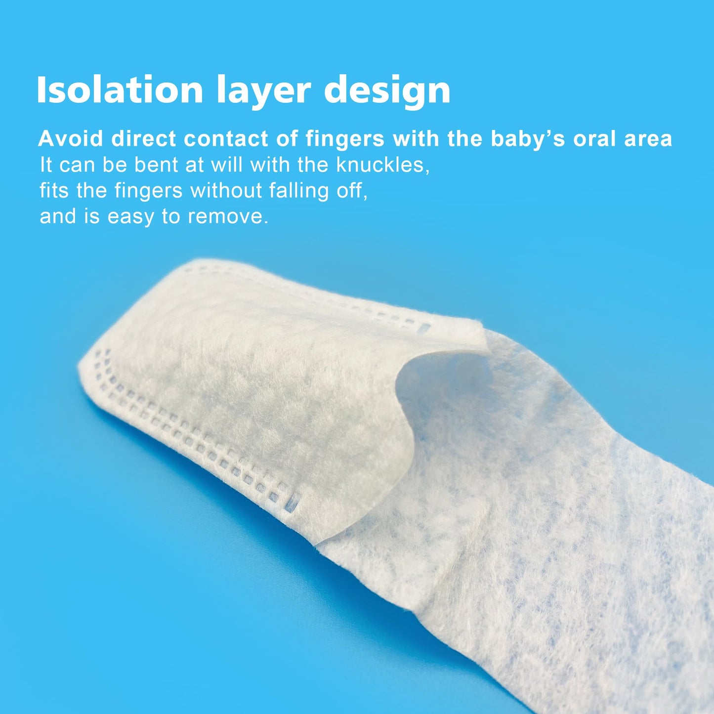 BabyPearl 102PCS Baby Tongue Cleaner, Disposable Newborn Finger Toothbrush, Soft Gauze Baby Mouth Cleaner for Infant Gum Teeth Cleaning, Wet&Dry Mouth Cleaner for 0-36 Months Babies