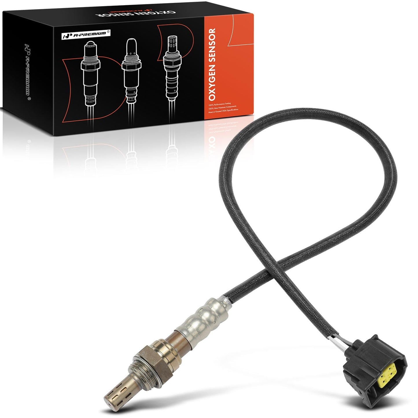 A-Premium O2 Oxygen Sensor Compatible with Jeep Grand Cherokee, Wrangler & Dodge Challenger, Charger, Durango, Grand Caravan & Chrysler Town & Country & Ram 1500 & Mercedes-Benz, Replace# 5149180AA