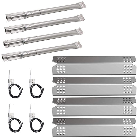 Criditpid Grill Replacement Parts for Kitchenaid 720-0745B 740-0780 720-0745 720-0733A 720-0745A 720-0733, Grill Burner Heat Plate Shield Igniter for Jenn-Air 720-0720 Grill Models.