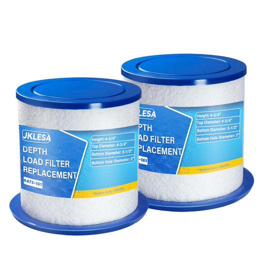 6473-161 Depth Load Filter – Compatible with Jacuzzi J-415, J-425, J-435, J-445, J-465, J-470, J-475, J-480, J-485, J-495 2012+, and J-500 2015+ Spa – Replacement for J-400, J-500, J-LX Filter, 2 Pack