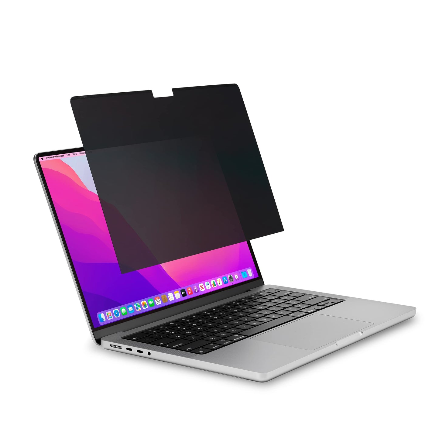Kensington Magnetic MacBook Pro M4 14 inch Privacy Screen (2021-2024, M1, M2, M3, M4), Reversible Anti Glare Blue Light Filter (K58399WW)