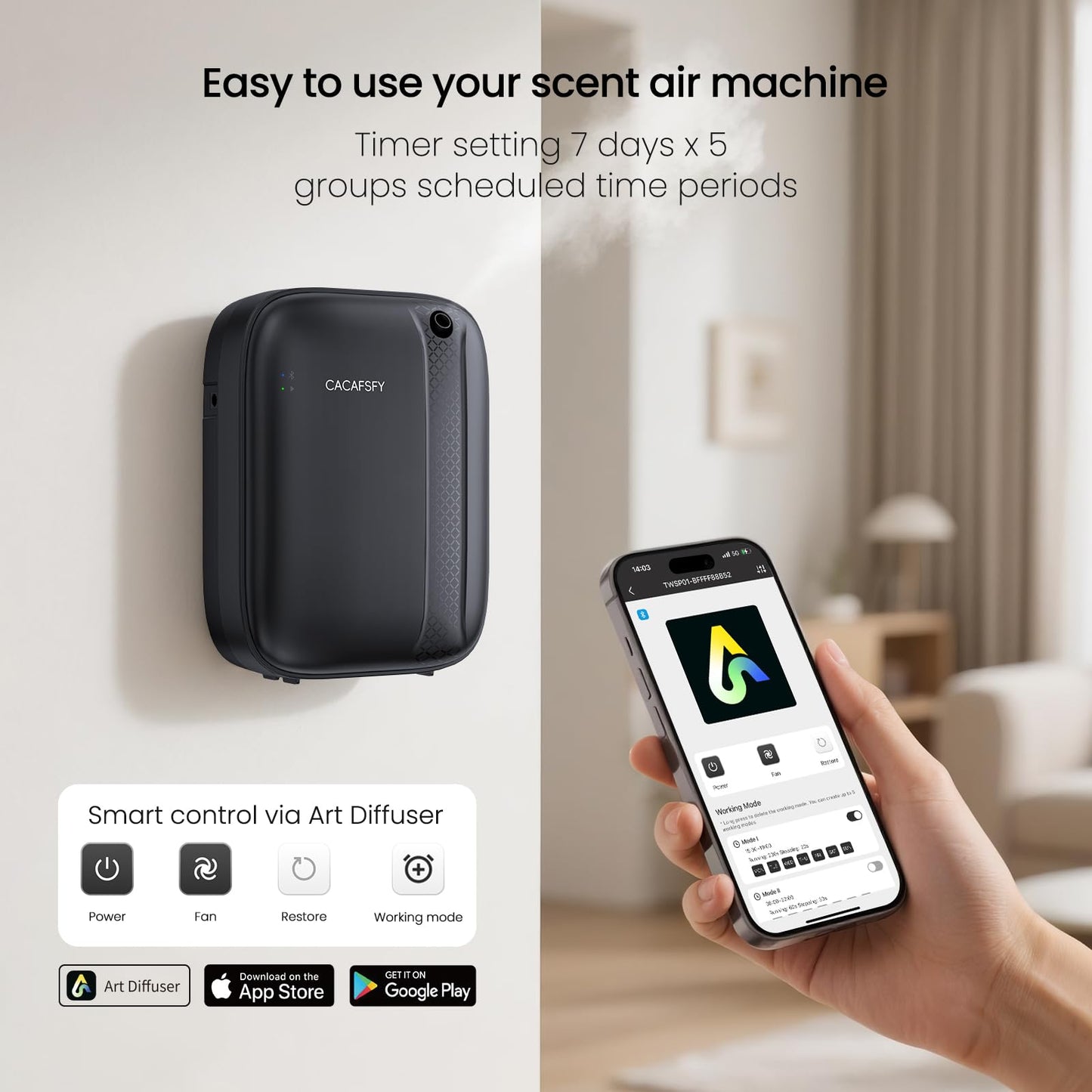 Smart Scent Diffuser for Large Room