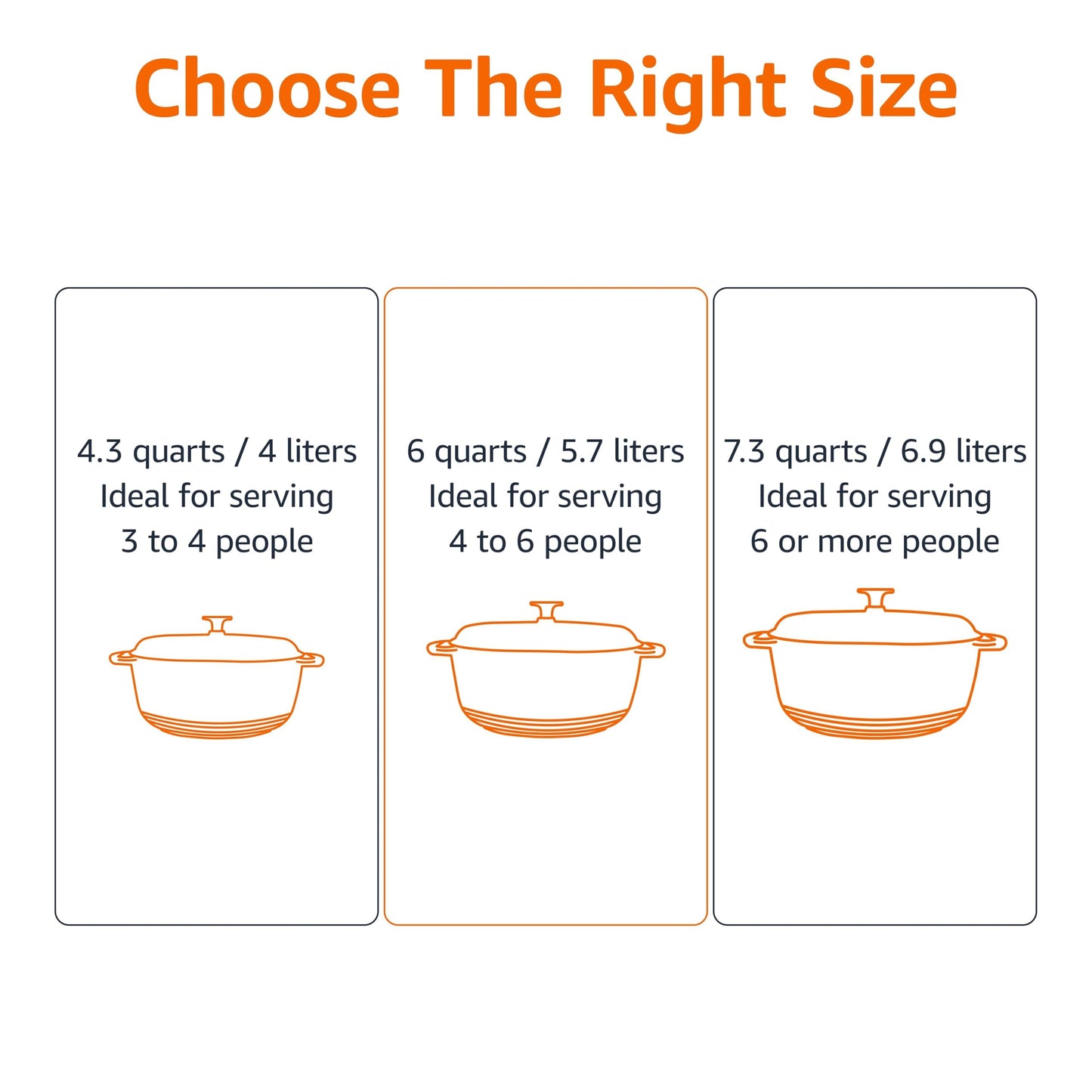 Amazon Basics Cast Iron Dutch Oven Pot with Lid, Enameled, Dual Handles, Round, Heavy-Duty, Medium, 6-Quart, Olive