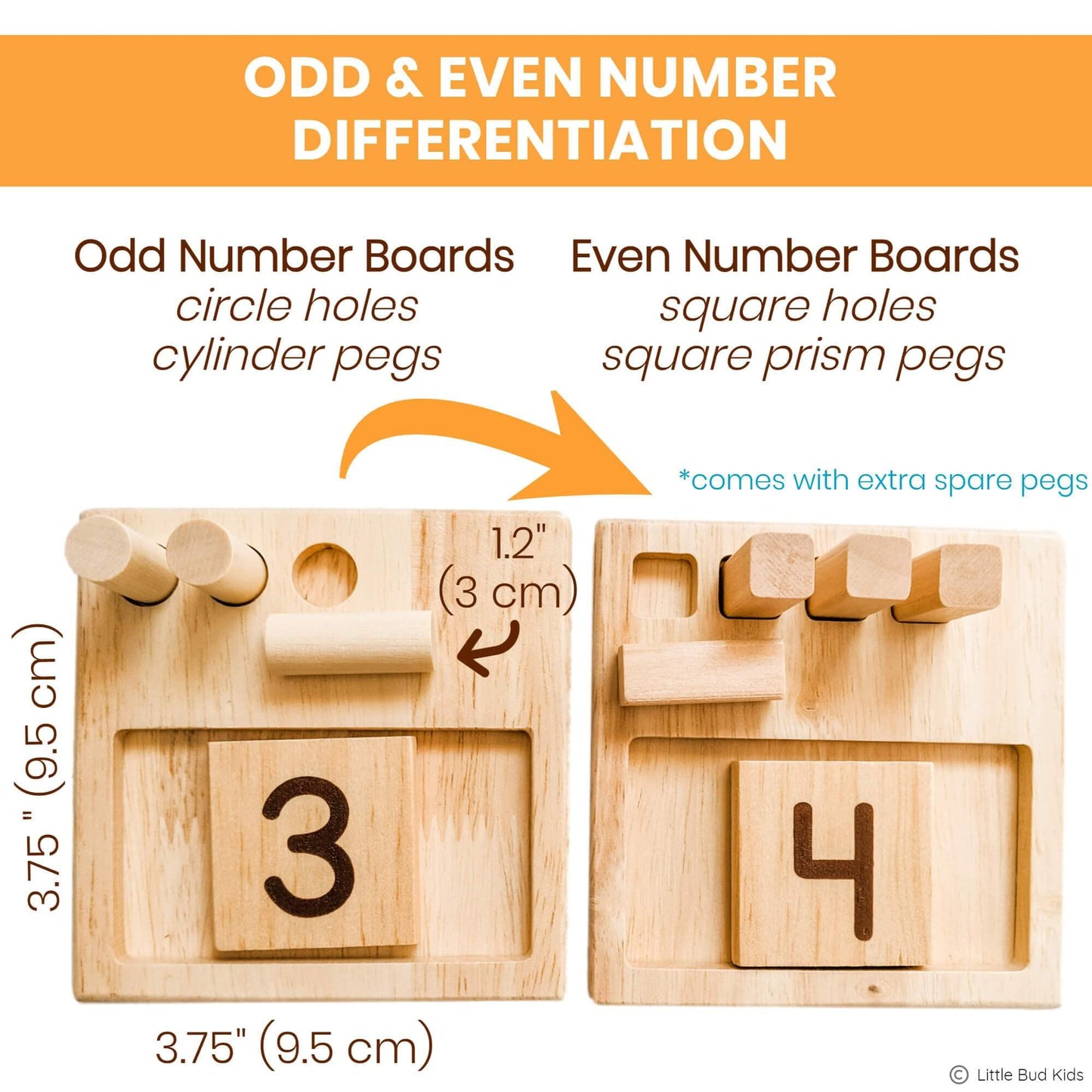 LITTLE BUD KIDS Counting Pegs Ten Frame Math Game - Number Peg Boards with Addition & Subtraction Flash Cards, A Number Learning Resources Toddler Math Puzzle & Kindergarten Montessori Toy