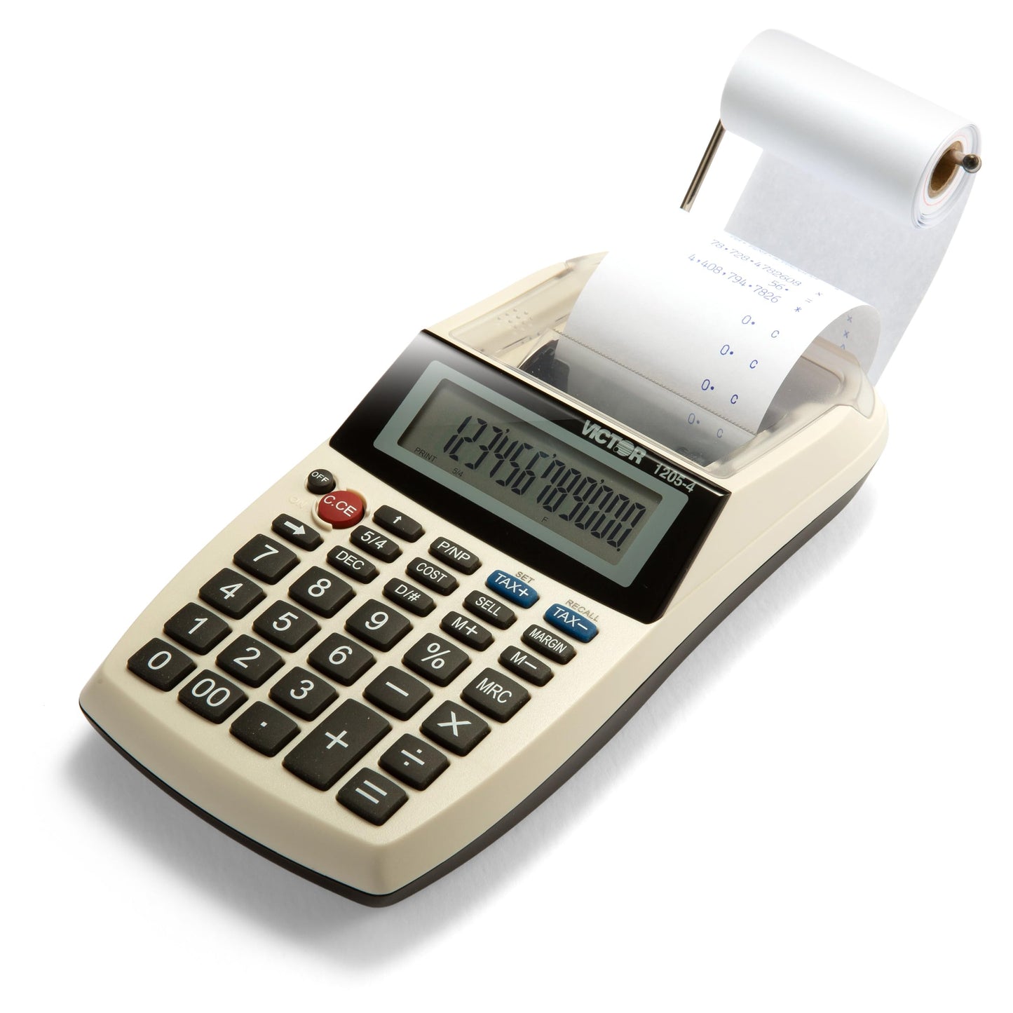 Victor VCT12054 12-Digit Portable Printing Calculator (VCT12054), 1.8" x 4" x 8"