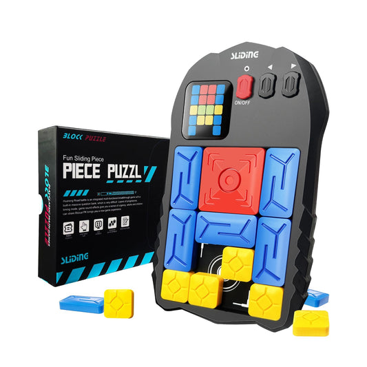 BEBESIRI Super Slide Puzzle Game - 500+ Levels Brain Teaser | Electronic Sliding Puzzle Toy for All Ages | Fun Unblocking Logic Game for Kids & Adults