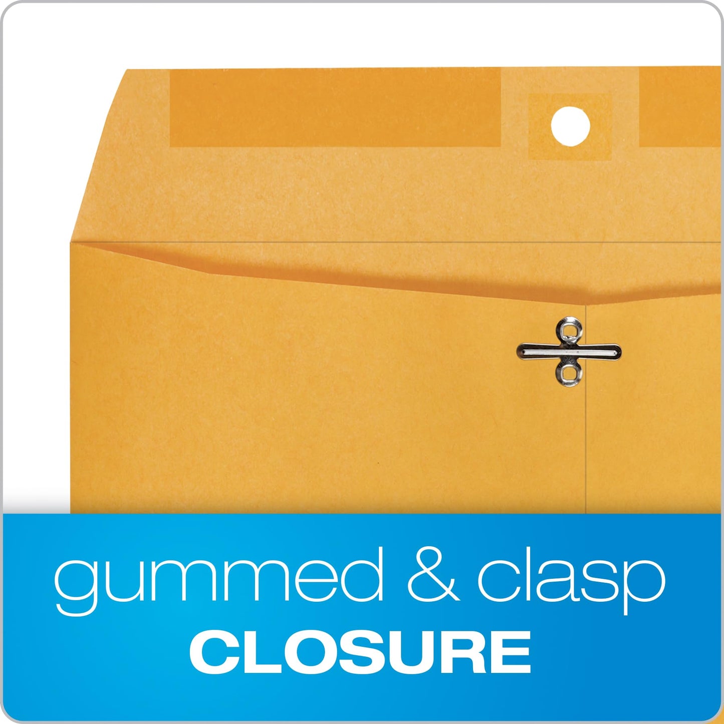 Quality Park Clasp Envelopes, 10x13, Box of 100 (37897)