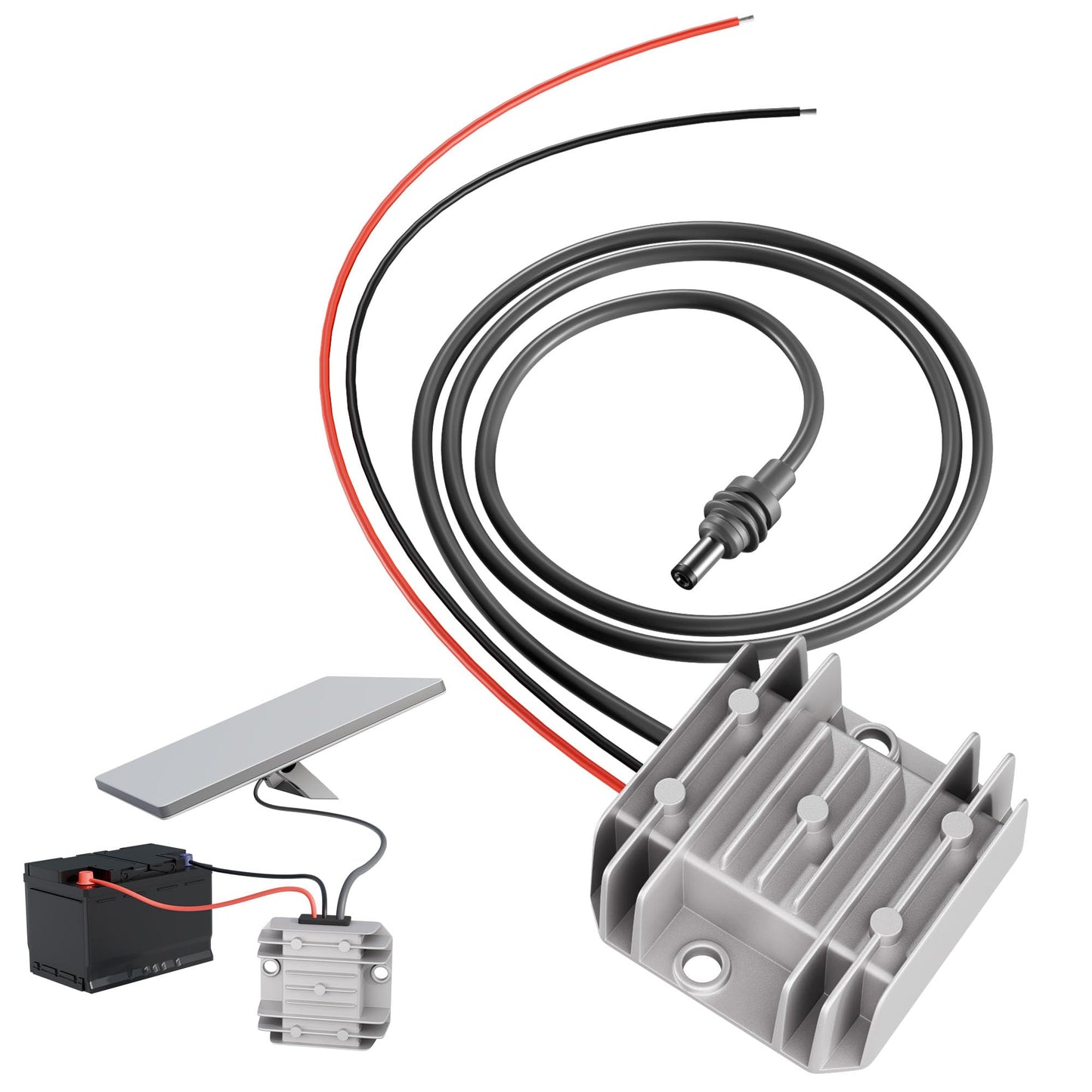 Starlink Mini Adapter 12V DC Power Cord Converter 12V for Starlink Mini Power Supply Step Up to 30V 3.5A DC Male Conversion Kit for Truck RV Without