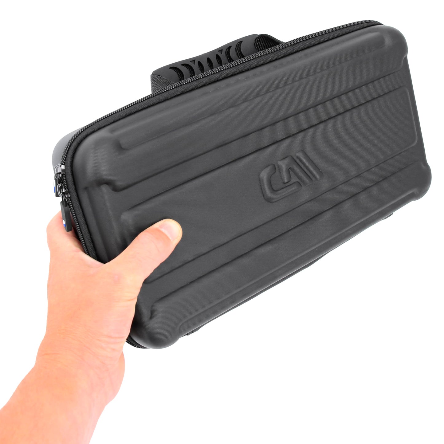 CASEMATIX Carry Case Compatible with Audio Technica Turntable at SB727 Sound Burger Record Player, Impact Resistant Exterior with Padded Foam Interior to Protect Portable Turntable