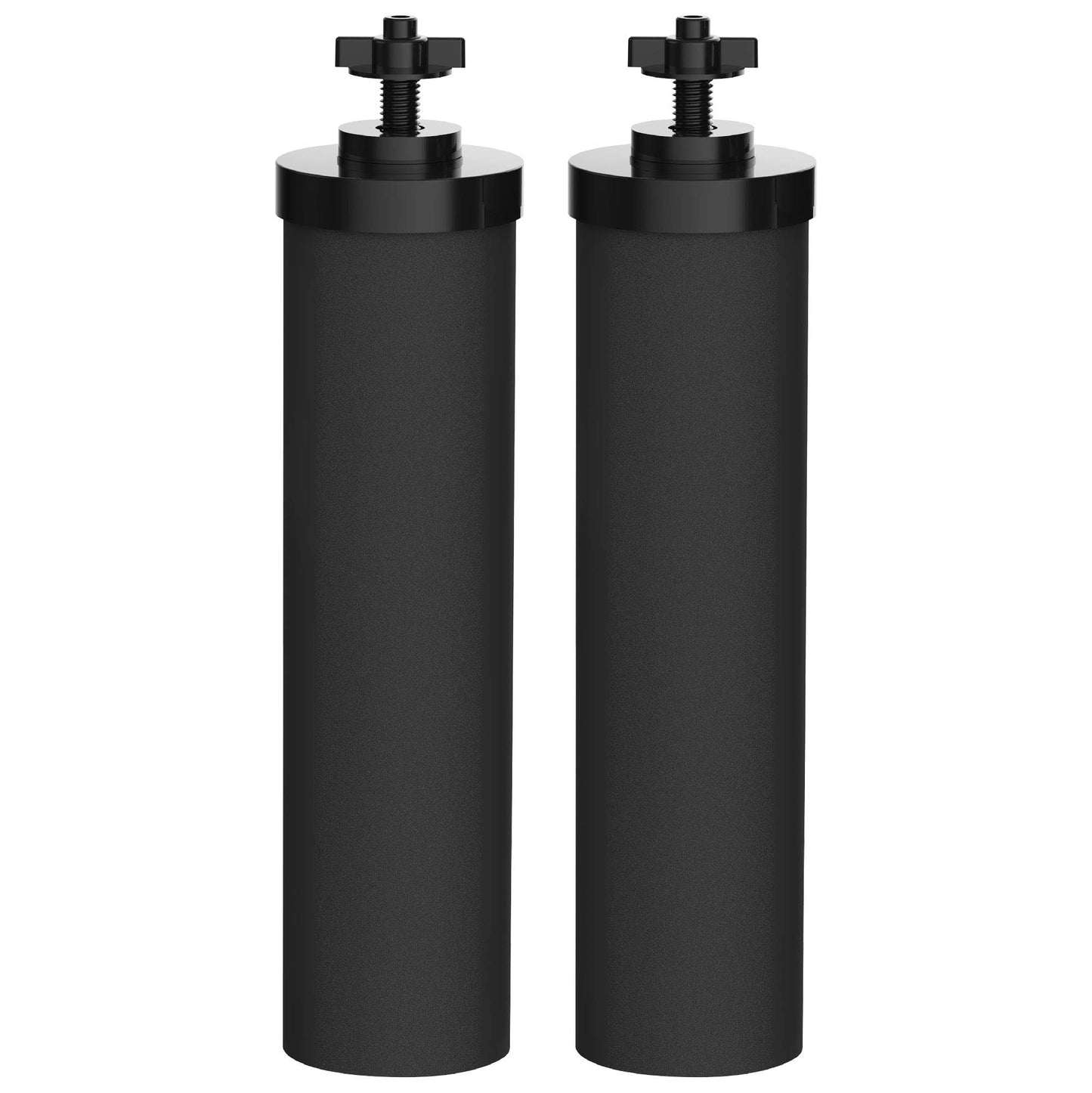 AQUA CREST Gravity Water Filter, Replacement for Berkey® BB9-2® Black Carbon Filter, Compatible with Purewell®, ProOne®, Waterdrop Gravity Water Filter System, NSF/ANSI 42&372 Certified, 2 Pack