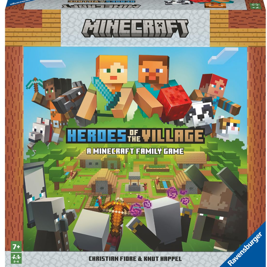 Ravensburger Minecraft Heroes of The Village | Cooperative Board Game | Exciting & Unpredictable | Perfect for Families and Minecraft Enthusiasts | Suitable for Kids & Adults