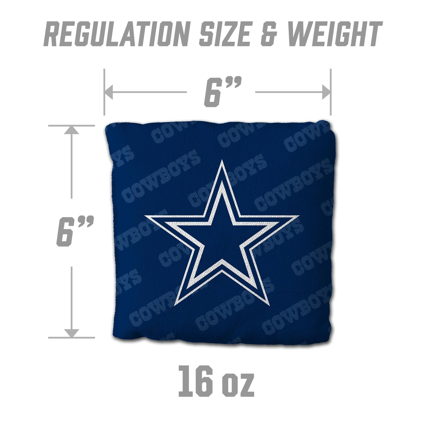 YouTheFan NFL Dallas Cowboys Cornhole Bags - 4PK - Blue