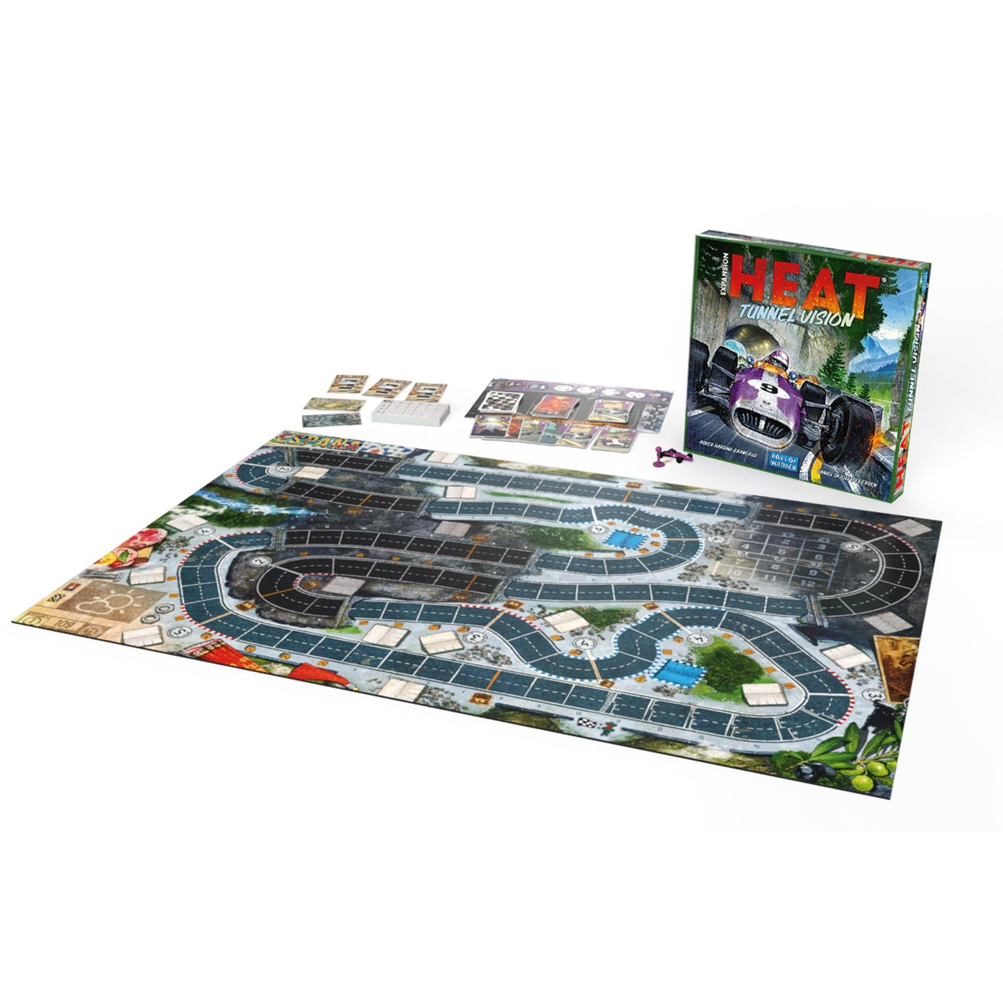 Heat: Pedal to The Metal - Board Game (1-6 Players)