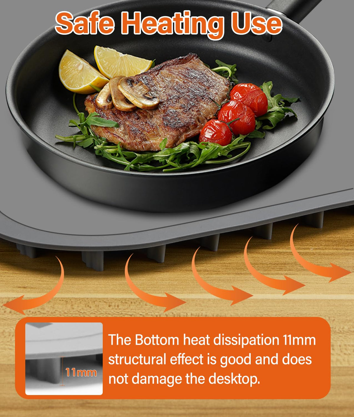 HK Newly Upgraded Warming Mat for Food, Food Fast Heating Electric Warming Mat with 9 Level Adjustable Temperature and 6 Hours Timer, Roll Up Food Warmers for Parties, Buffets, and Home Use