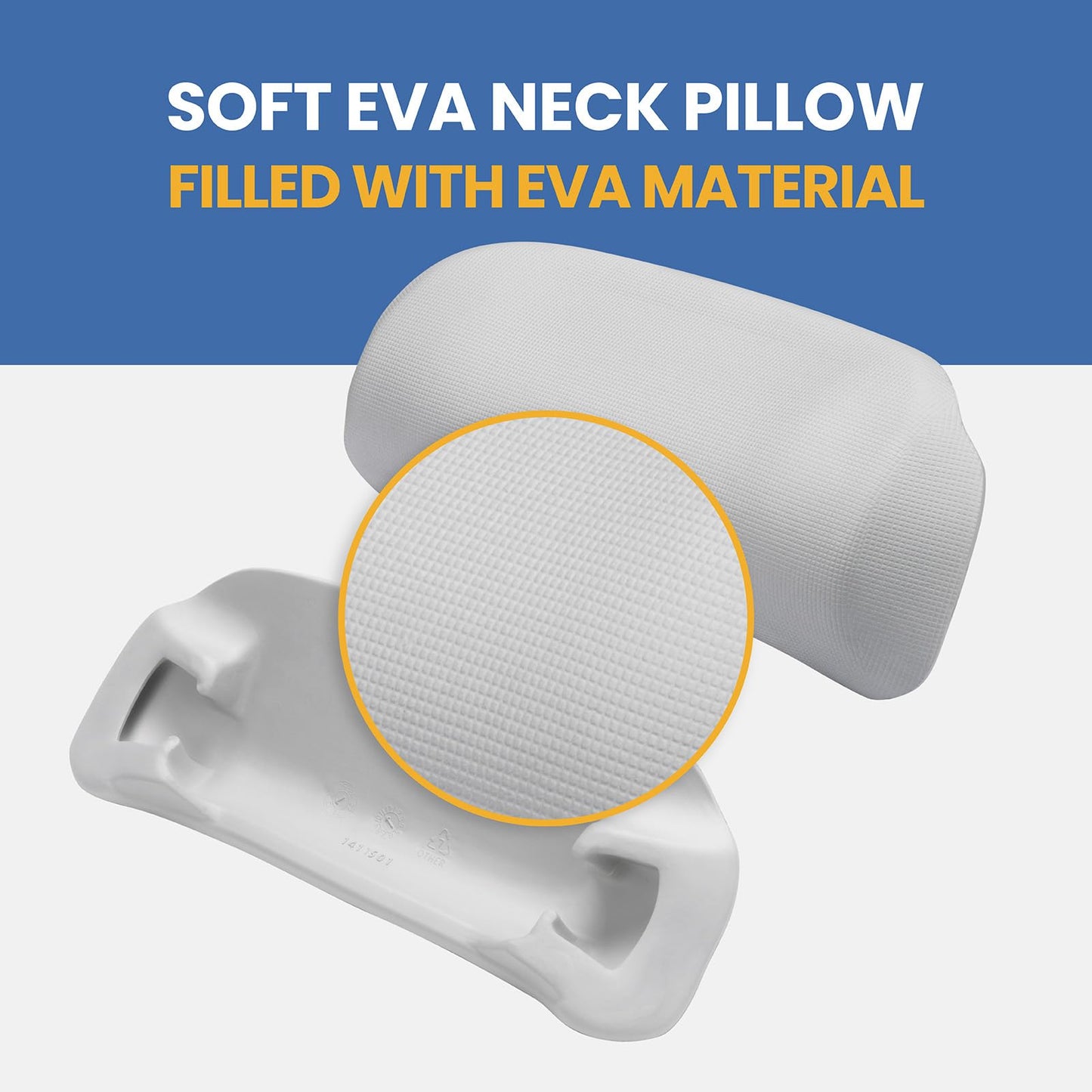 2 Pack 77228 Pillow Replacement for Hot Spring Highlife Range 2014-2022,Hot Tub Head Rest Pillows Fits Aria,Envoy,Grandee, Jetsetter,Jetsetter LX,Prodigy,Sovereign,Triumph & Vanguard,Spa Neck Pillow