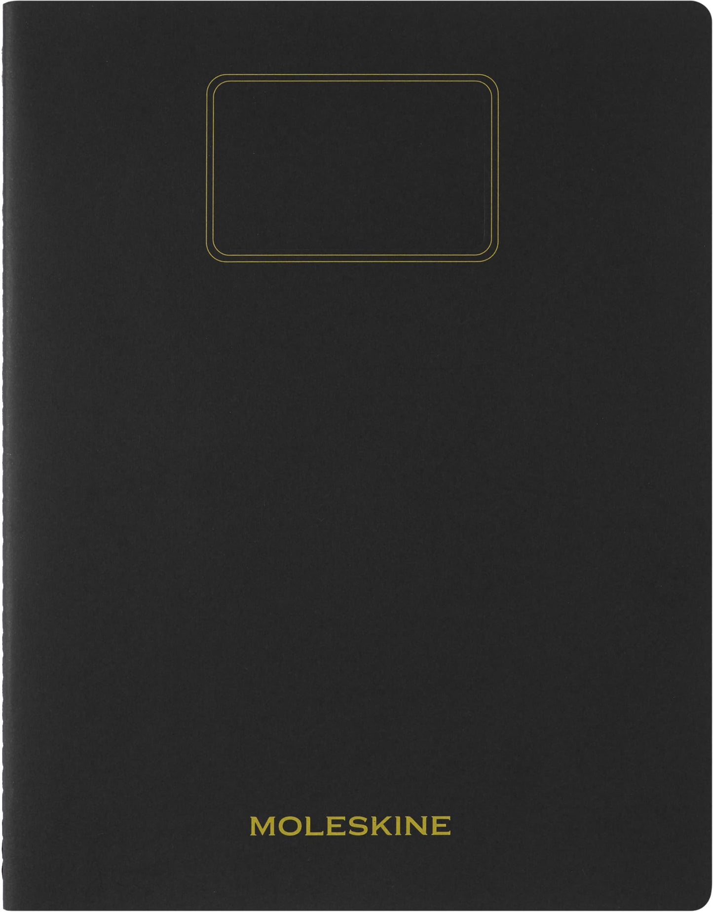 Moleskine Student Cahier Journals (Set of 2), Soft Cover, Plain, XXL (8.5" x 11"), Black