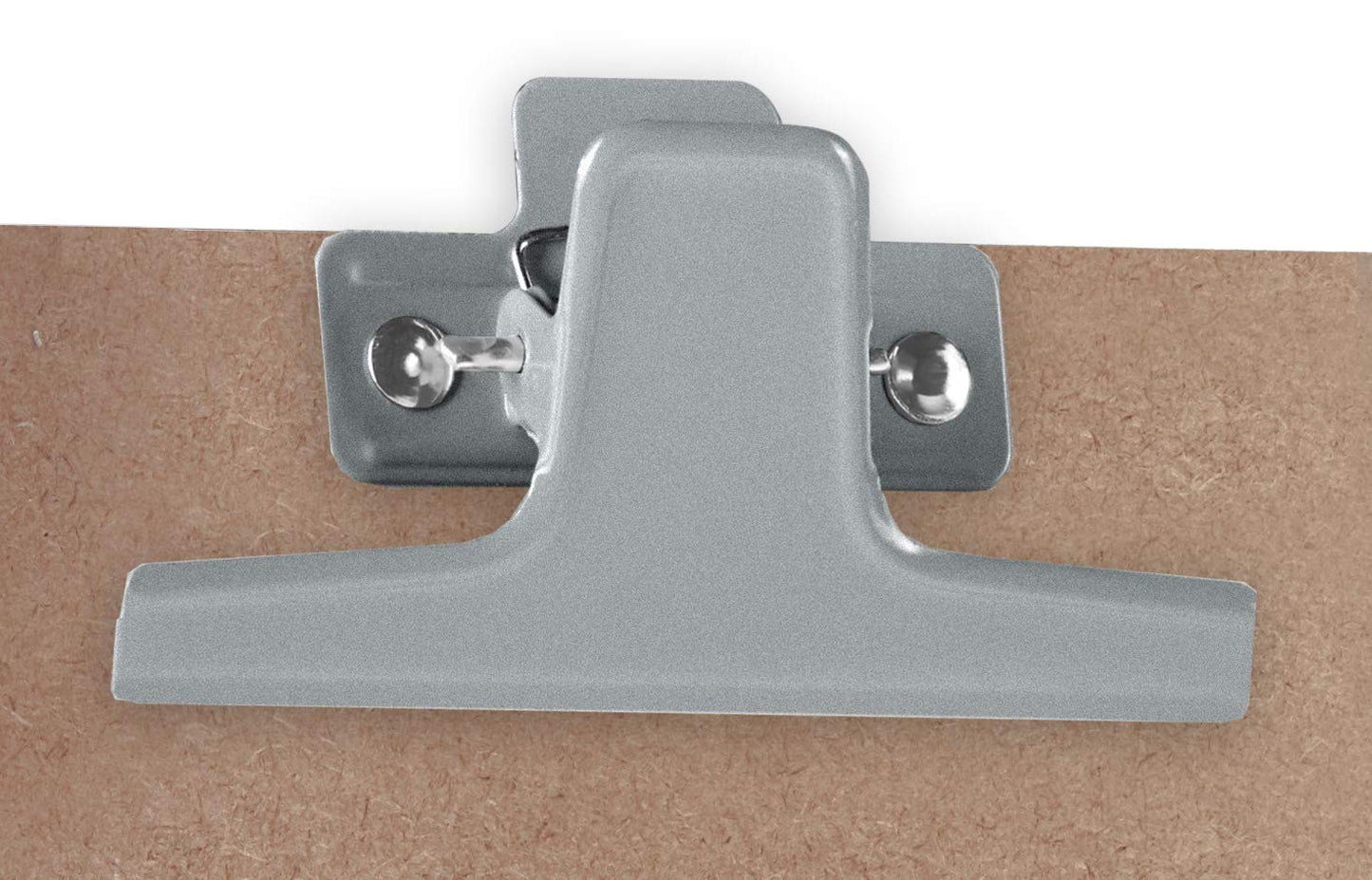 Acrimet Clipboard Legal Size (39 cm x 23 cm) Premium Metal Clip (Hardboard) (Silver Clip) (6 Pack)