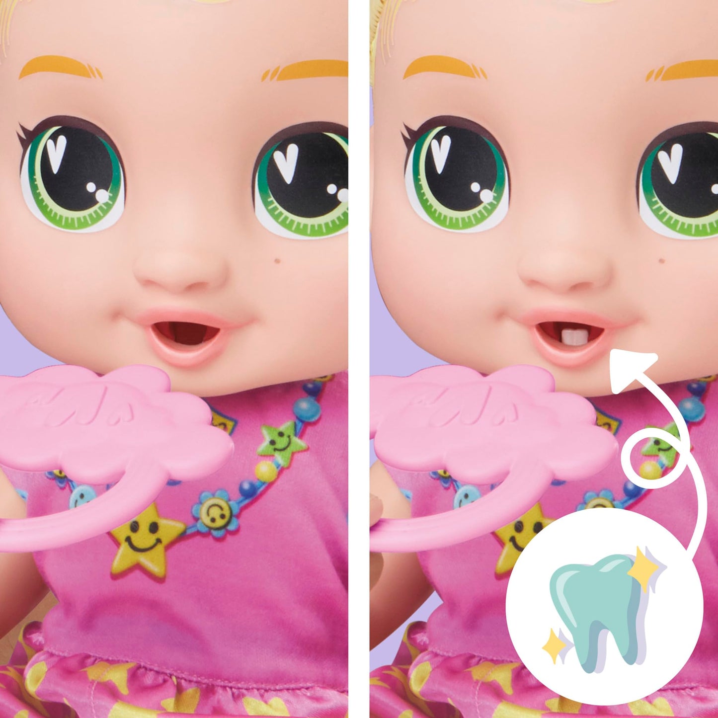 Baby Alive Baby Grows Up, LaLa GooGoo, Milestones and Baby's First Tooth, Interactive Doll for Girls and Boys Ages 3+