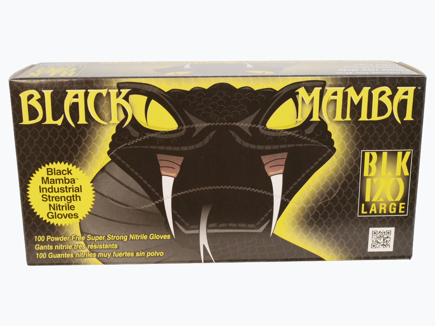 Black Mamba Super Strong Nitrile 100 Glove Box (Large)