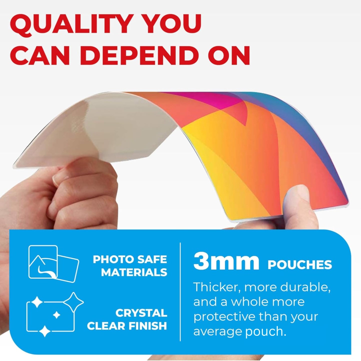 3MIL Thermal Laminating Pouches (100 Count) 11.5x17.5 inch Dry-Erase Friendly Sheets, Compatible with Laminators Crystal Clear Laminated Finish