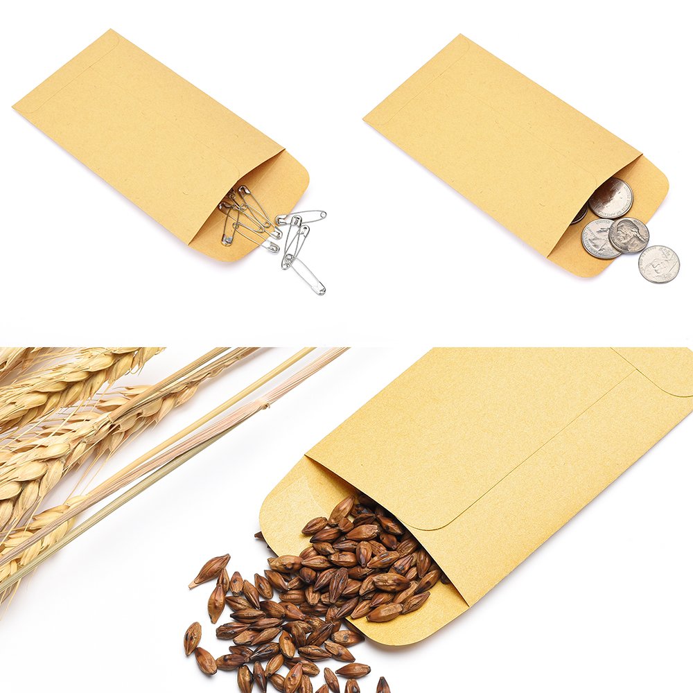 Acko Brown Kraft Coin Envelopes, 3.125x5.5 Inch, Pack of 500