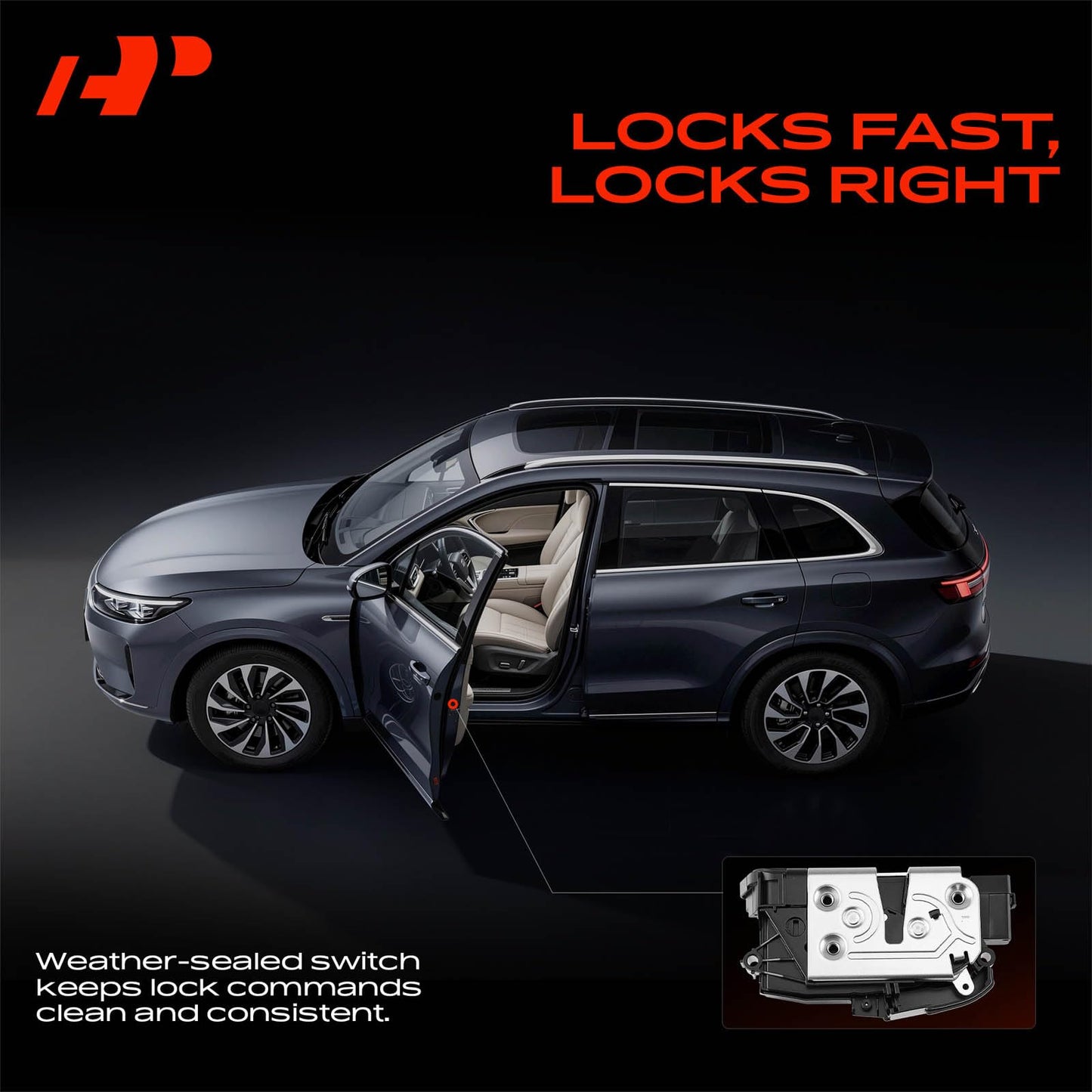 A-Premium Door Latch Lock Actuator Compatible with Ford Edge 2015-2016, Escape 2013-2017, Fiesta 2011-2016, Focus 2012-2017, Fusion 2013-2016 & Lincoln MKX 2016, MKZ 2013-2016, Rear Left Driver Side