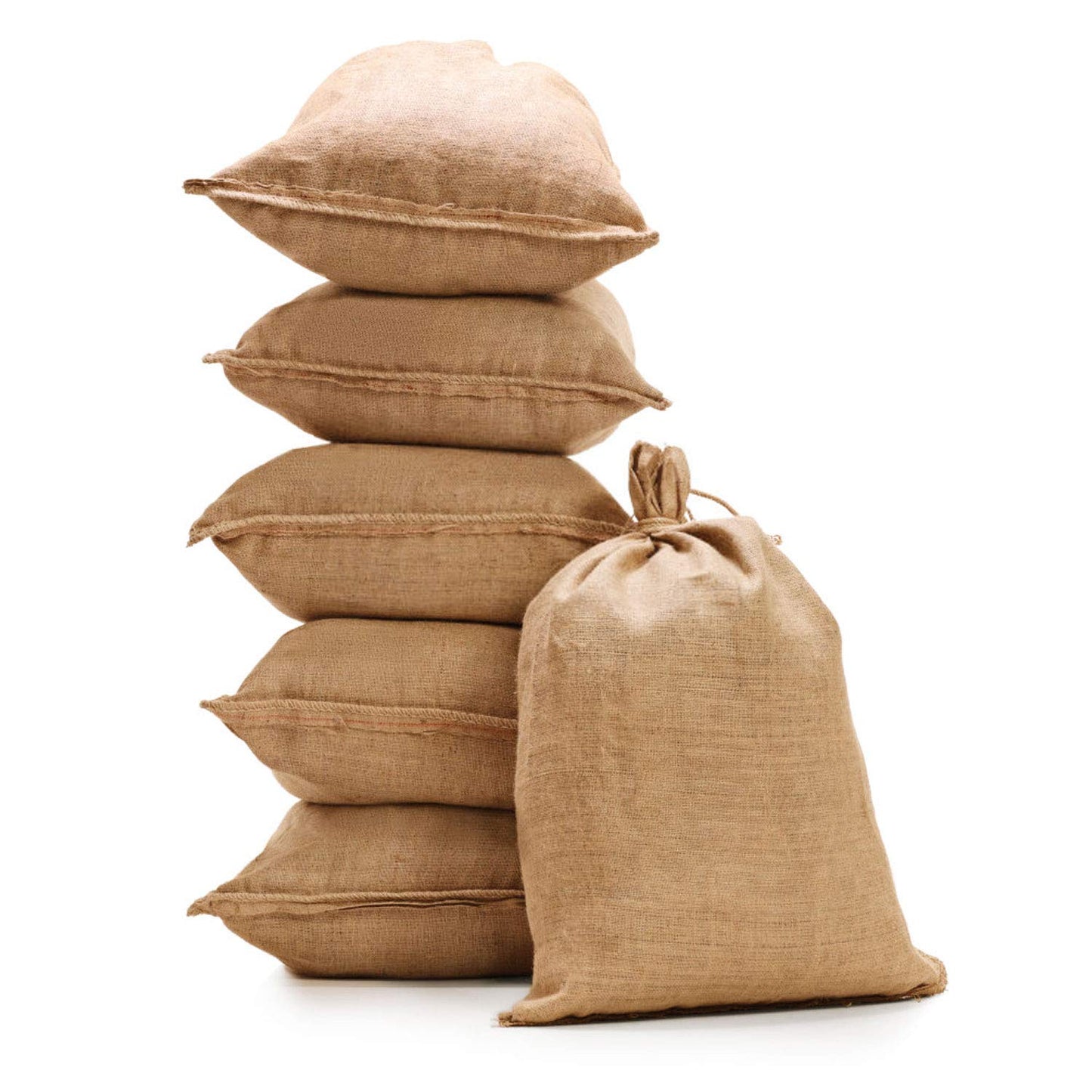 KEILEOHO 8 Pack 40 X 24 Inch Burlap Bags, Large Food Grade Burlap Sacks for Gardening, Planting Growing Bags, Potato Sack Race Bags for School Racing Game, Christmas Party Game
