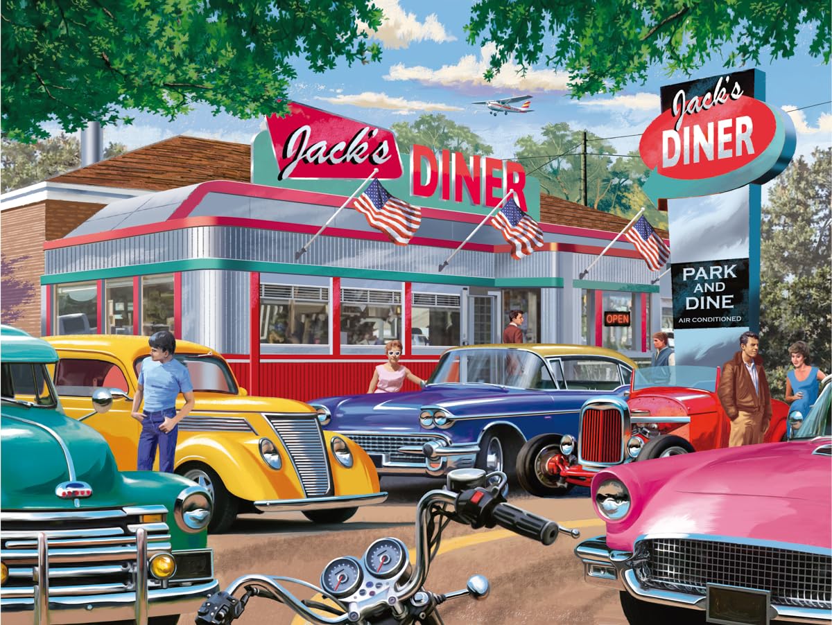Ravensburger Meet You at Jack's 19938 750 Piece Large Pieces Jigsaw Puzzle for Adults, Every Piece is Unique, Softclick Technology Means Pieces Fit Together Perfectly