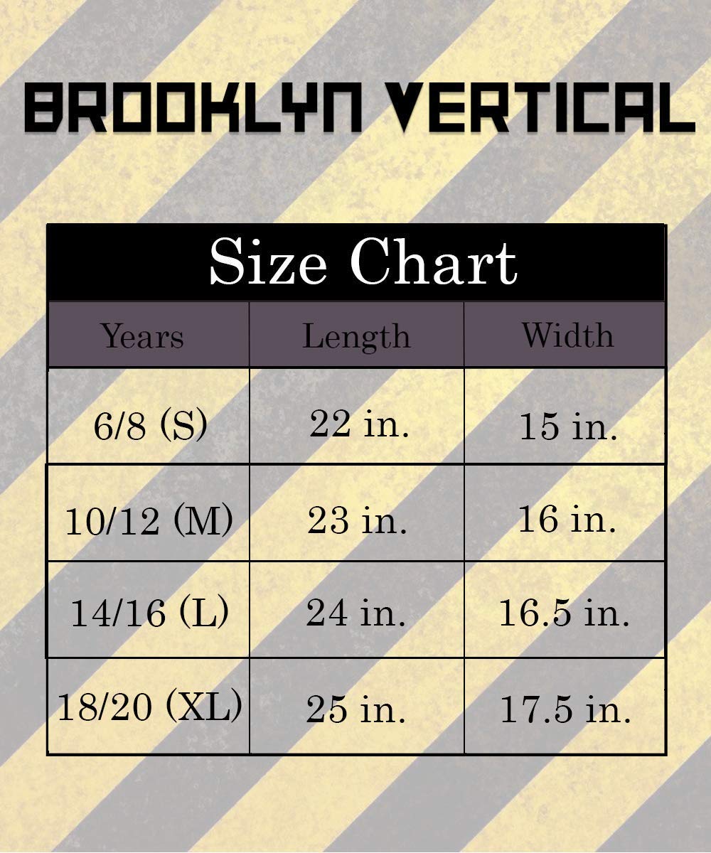 BROOKLYN VERTICAL 4-Pack Boys Short Sleeve Crew Neck T-Shirt with Chest Print | Soft Cotton Sizes 6-20, Combo D, X-Large