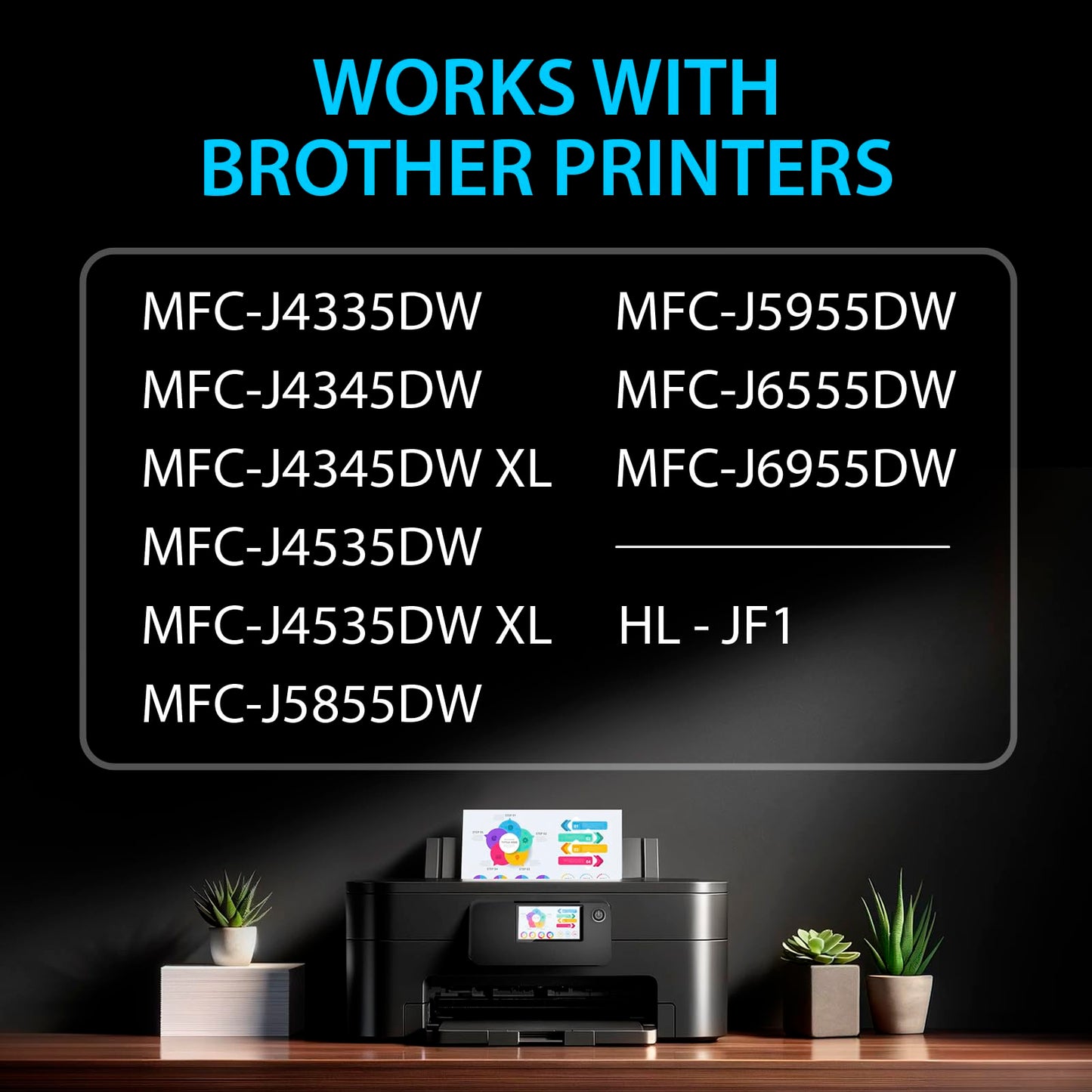 Smart Ink Compatible Ink Cartridge Replacement for Brother LC406 XL LC406XL LC 406 4 Combo Pack to use with MFC-J4335DW MFC-J5855DW MFC-J6555DW MFC-J4535DW MFC-J6955DW (Black, Cyan, Magenta, Yellow)