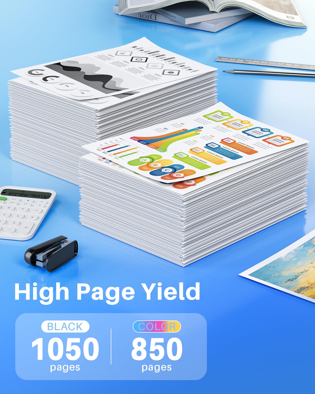 (with Chip) 215A Toner Cartridges Compatible Replacement for HP 215A 215 A 215X Use with HP Color Pro MFP M182 M183 M155 MFP M183fw M182n M182nw M155nw M155a Printer ( 4 Pack, B/C/M/Y )