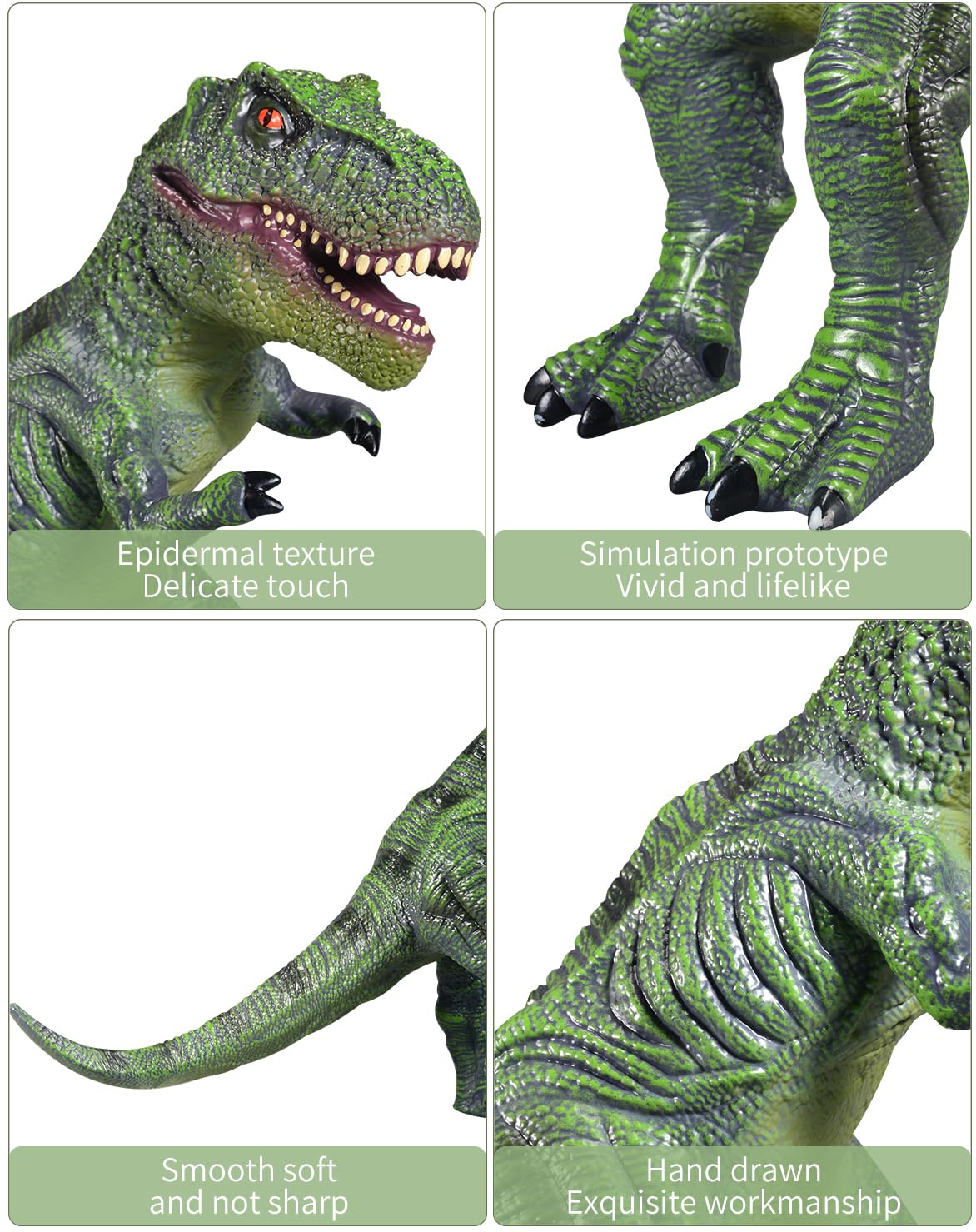 Large Dinosaur Toys- 28" Tyrannosaurus Rex Soft Dinosaur Toys for Kids 3-5, Big Inflatable Dinosaur for Boys Girls, Toddler Dinosaur Party Favors