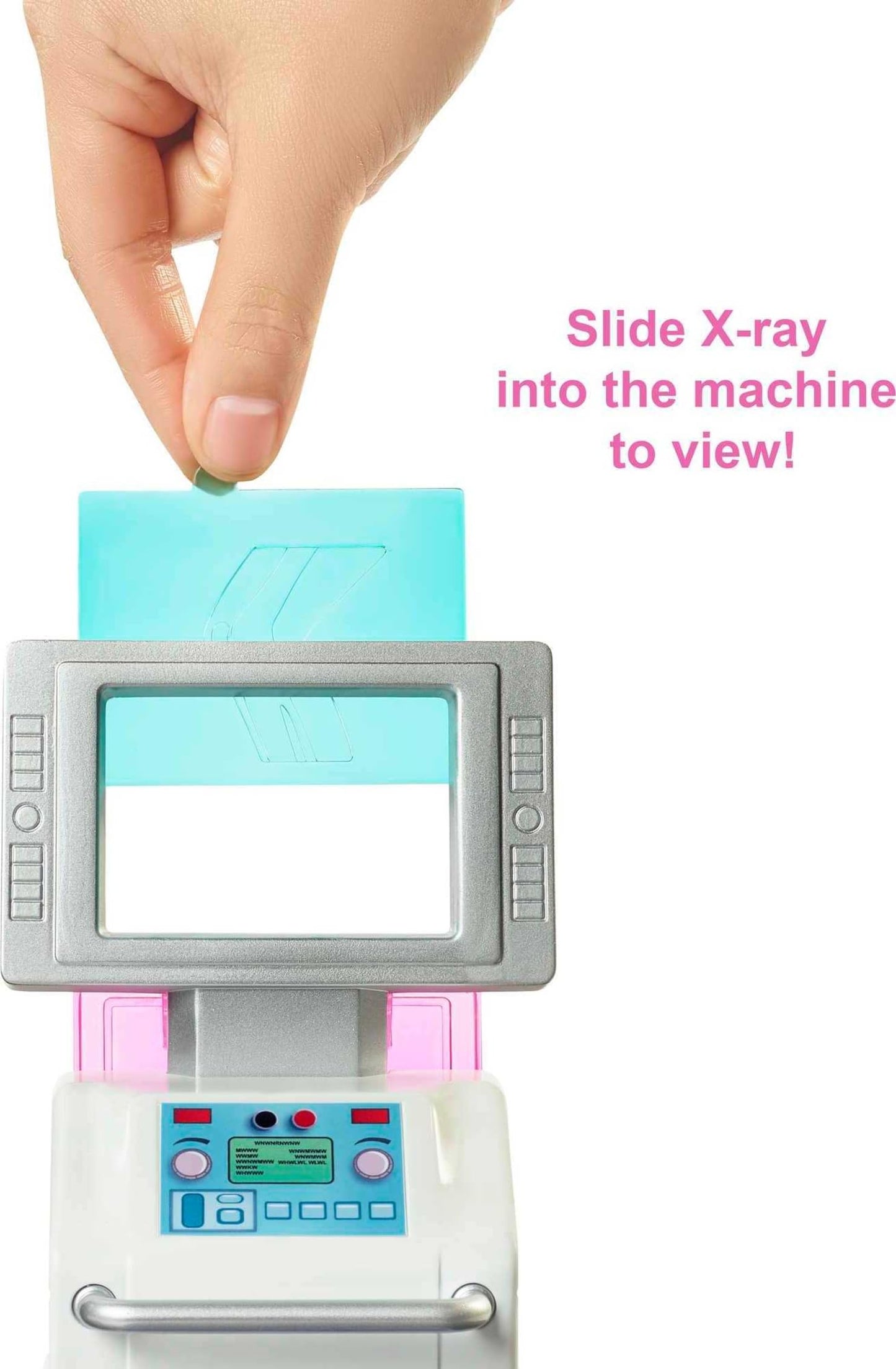 Barbie Fast Cast Clinic Playset, Brunette Barbie Doctor Doll (12-in/30.40-cm), 30+ Play Pieces, 4 Play Areas, Cast & Bandage Making, Medical & X-ray Stations, Great Toy Toy for 3 Years Old & Up